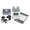 Geldweegschaal ratiotec® RS 1000, voor munten en bankbiljetten, EUR/GBP/CHF, optel- en afdrukfunctie, USB, L 190 x B 129 x H 108 mm, grijs