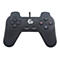 Schwarzer Gamecontroller mit Kreuz- und Richtungstasten, Start- und Select-Taste, sowie ZahlenknÃ¶pfen.