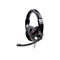 Schwarzes Gembird-Headset mit Ohrpolstern und Mikrofonarm vor weißem Hintergrund.