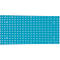 Geperforeerd paneel WFI, wandmontage, gatmaat 9 x 9 mm &amp; gatafstand 38 mm, L 1150 x H 750 mm, plaatstaal, azuurblauw RAL 5009