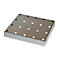 Geperforeerd plaatstalen inzetstuk Standaard voor asecos chemiekasten van de CS- en CX-serie, plaatstaal, B 464 x D 408 x H 41 mm, tot 50 kg
