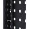 Geperforeerd zijpaneel ORDO Business - stalen - B 500 x D 1,5 x H 2000 mm - magnetisch - gitzwart RAL 9005