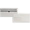 Gerecycleerde enveloppen, staand, 100 x 220 mm (DL), 75 g/m², met venster, zelfklevend, 1000 stuks