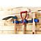 Gereedschaphouder XXL - kunststof en staal - L 525 mm - klembereik 10-40 mm - tot 30 kg - blauw-zwart