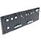 Gereedschaphouderset ADB, 12-delig, voor geperforeerde panelen met vierkante gaten 10 x 10 mm &amp; gatenafstand 38 mm, gepoedercoat staal, blank aluminium RAL 9006