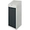 Gereedschapskast met schrijftafel, draaideur, 2 legborden, 1 lade, B 500 x D 500 x H 1200 mm, afsluitbaar, lichtgrijs/antraciet 
