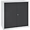 Gereedschapskast, veiligheidsslot, 2 legborden &amp; 1 lade, B 1000 x D 500 x H 1000 mm, plaatstaal, lichtgrijs/antraciet