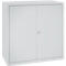 Gereedschapskast, veiligheidsslot, 2 legborden &amp; 1 lade, B 1000 x D 500 x H 1000 mm, plaatstaal, lichtgrijs/lichtgrijs