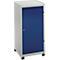 Gereedschapskast, zwenkwielen met kogellager, H 1000 x B 500 x D 500 mm, lichtgrijs/blauw
