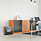 Geschäftstresor Rottner Monaco 45, Elektronikschloss, B 435 x T 445 x H 435 mm, Stahl, schwarz