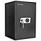 Geschäftstresor Rottner Monaco 65, Elektronikschloss, B 435 x T 445 x H 655 mm, Stahl, schwarz