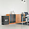 Geschäftstresor Rottner Monaco 65, Elektronikschloss, B 435 x T 445 x H 655 mm, Stahl, schwarz