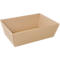 Geschenkkorb SAWP 181.705, rechteckig, groß, L 373 x B 285 x H 120 mm, Wellpappe, kraft-braun, 1 Stück