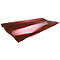 Geschenkpapier CLAIREFONTAINE Alu-Papierrolle, 10 Rollen, 200 x 70 cm, metallic, 80g/m², rot