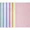 Geschenkpapier CLAIREFONTAINE Tiny Rolls, 20 Rollen, 500 × 35 cm, 90g/m², FSC® Papier, pastellfarben, sortiert