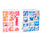 Geschenktasje foto motief 'Baby', formaat A5, met draagkoord &amp; label, B 180 x D 100 x H 230 mm, PP-folie, roze-blauw, 12 stuks assorti