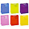 Geschenktasje 'Trendkleuren', formaat A5, met draagkoord &amp; label, B 180 x D 100 x H 230 mm, PP-folie, 12 stuks geassorteerde kleuren