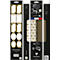 Geschenkverpackungs-Set Clairefontaine, gold-schwarz, 2 Tinyrollen Geschenkpapier L 5 m x B 350 mm, Geschenkband L 20 m & 10 Geschenkanhänger