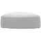 Gestoffeerd meubilair Leyform GOGO Pouf, groot, ovaal, B 1240 x D 1090 x H 440 mm, met glijders, stoffen bekleding, lichtgrijs