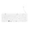 GETT TKG-110-GCQ-MED-AM-IP68-BACKL-WHITE-USB - Tastatur - hinterleuchtet - USB - Deutsch - weiß
