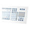 GETT TKS-105c-TOUCH-FP-4HE - Tastatur - mit Touchpad - rack-montierbar - USB - Deutsch