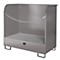 Gevaarlijke stoffen depot type GD-A BAUER, staal, L 1420 x B 750 x H 1370 mm, opvangcapaciteit 220 liter, muisgrijs RAL 7005