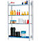 Gevaarlijke stoffen stelling asecos REG 1364, B 1360 x D 640 x H 2000 mm, met opvangbak van 40 l en 3 stalen legborden