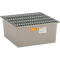 GFK-Auffangwanne 220/1 CEMO, 210 l Auffangvolumen, B 850 x T x 850 x H 400 mm, mit GFK-Gitterrost