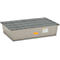 GFK-Auffangwanne 220/2 CEMO, 220 l Auffangvolumen, B 1280 x T 850 x H 290 mm, mit GFK-Gitterrost