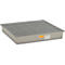 GFK-Auffangwanne 220/4 CEMO, 220 l Auffangvolumen, B 1280 x T 1280 x H 200 mm, mit GFK-Gitterrost