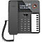 Gigaset DESK 600 bureautelefoon, LCD-display, 7 directe kiestoetsen, handsfree-functie, compatibel met gehoorapparaat, tot 100 contacten, zwart