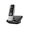 Gigaset S850 - Schnurlostelefon - mit Bluetooth-Schnittstelle mit Rufnummernanzeige - DECT - Schwarz, Platin