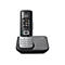 Gigaset S850 - Schnurlostelefon - mit Bluetooth-Schnittstelle mit Rufnummernanzeige - DECT - Schwarz, Platin