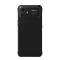 Schwarzes Gigaset GX30 Smartphone, Rückseite mit Dual-Kamera und Schriftzug vor weißem Hintergrund.