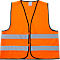 Gilet de sécurité - EN ISO 20471: 2013 - orange fluo