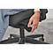 Giroflex bureaustoel 353, met armleuningen, auto-synchroonmechanisme, kuipzitting, rugleuning met 3D-gaas, zwart/zwart