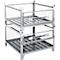 Gitterbehälter Schäfer Shop Select, mit halbklappbarer Wand, B 1050 x T 850 x H 670 mm, feuerverzinkt, bis 1000 kg