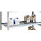 Gitterrostebene für Kleingebinde für CEMO Fassregal Typ 400, Stahl verzinkt, B 990 x T 1250 x H 840 mm