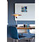 Glasboard Legamaster RC, mit 2 Magneten & 1 Glasboard Marker, B 1000 x T 4,4 x H 2000 mm, gehärtetes Sicherheitsglas, matt, chilly lake