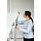 Glasbord Nobo Diamond, verrijdbaar, magnetisch, werkoppervlak 1200 x 900 mm