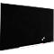 Glastafel Nobo Diamond, magnethaftend, aneinander montierbar, schwarz, 1260 x 710