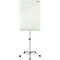 Glazen flipover Nobo Diamond, verrijdbaar, magnetisch, werkvlak 700 x 1000 mm