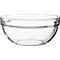 Glazen schaaltje, stapelbaar, Ø 105 x H 48 mm, 0,21 liter, 6 st