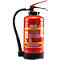 Gloria FA3EASY oplaadbare vetbrandblusser, 3 liter, 30 sec. sproeitijd, vorstbestendig tot -5 °C, met muurbeugel, voetring, rood