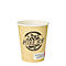 Gobelet Coffee to go Papstar Pure Joy, jetable, 0,2 l, Ø 80 x H 92 mm, carton certifié FSC®, crème, 50 pièces