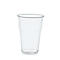 Gobelet PLA Papstar Pure, volume 0,4 l, uniquement pour boissons froides, avec trait de remplissage &amp; bord mousse, Ø 95 x H 132 mm, transparent, 70 pièces