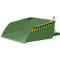 Godet pour chariot élévateur Bauer BSI 75, déverrouillage par câble, L 1810 × l 1330 × H 710 mm, 0,75 m³, jusqu'à 1000 kg, acier peint, vert réséda
