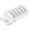 Good Connections draadloze lader, Qi-enabled, vermogen 15 W, voor USB desktop snellaadstation met 110 W, aansluiting aan linkerzijde, wit