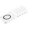 Good Connections draadloze lader, Qi-enabled, vermogen 15 W, voor USB desktop snellaadstation met 110 W, aansluiting aan linkerzijde, wit