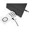 Good Connections draadloze lader, Qi-enabled, vermogen 15 W, voor USB desktop snellaadstation met 110 W, aansluiting aan rechterkant, wit